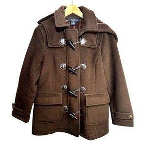 Brooks Brothers Dark Brown Wool Coat